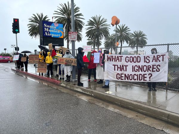 Protesters Call Out Art World's Silence on Gaza at Frieze LA Fair