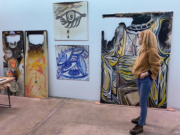 After Fires Tore Through Their Studios, Artists Find Resilience