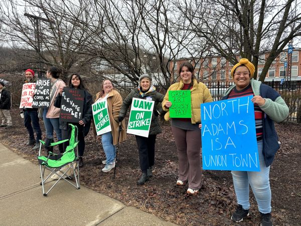 MASS MoCA Workers Picket Museum on Second Day of Strike