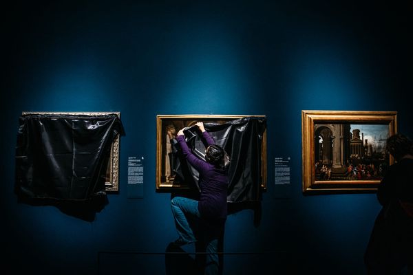 Activists Cover Up Paintings by Artemisia Gentileschi’s Rapist in Italy