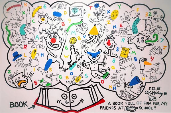 When Keith Haring Painted a Mural for an Iowa Elementary School