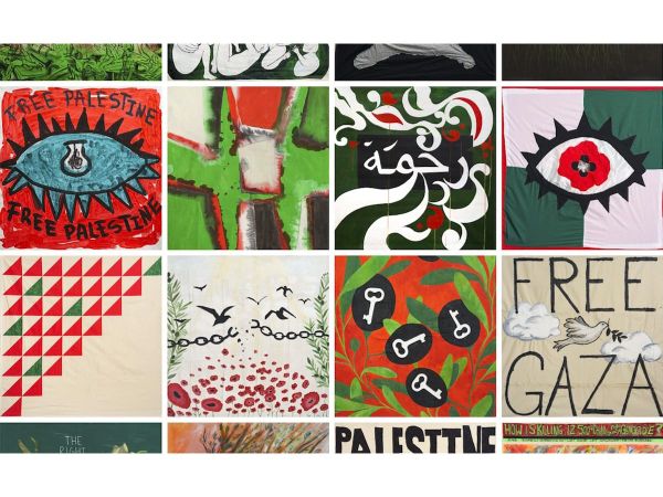 Every Artwork in the Massive Quilt for Palestine Unveiled at The Met