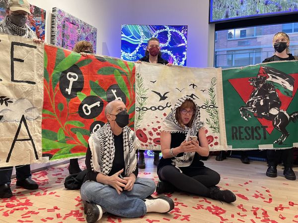 School of Visual Arts Students Hold Moment of Silence for Gaza Children