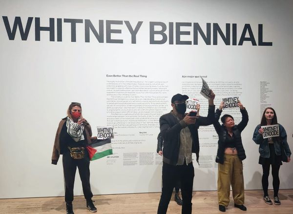 In Surprise Action, Activists Decry Whitney Museum Funders' Ties to Israeli Military