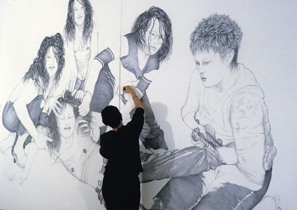 Marlene McCarty's Unorthodox Visions in Ballpoint Pen