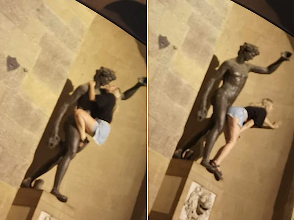 Woman Caught Gettin’ It On With Florence Statue Sparks Outrage