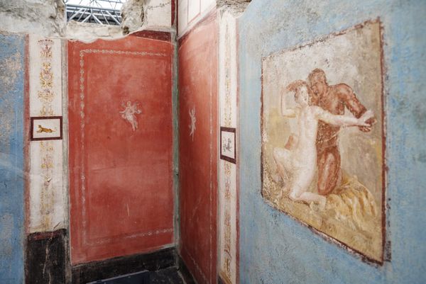 Sexually Graphic Frescoes Discovered in Pompeii, Again