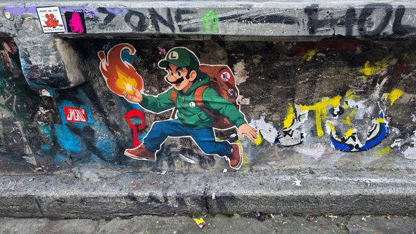 Luigi Mangione Street and Protest Art Crops Up Around the World