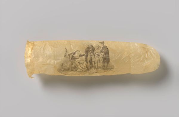Museum Displays 200-Year-Old Condom Printed With Erotic Image