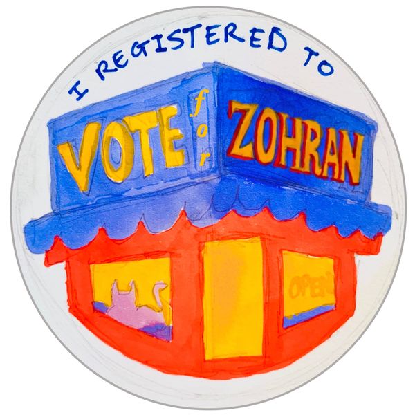 NYC Artist and Educator Wins Zohran Mamdani Sticker Contest