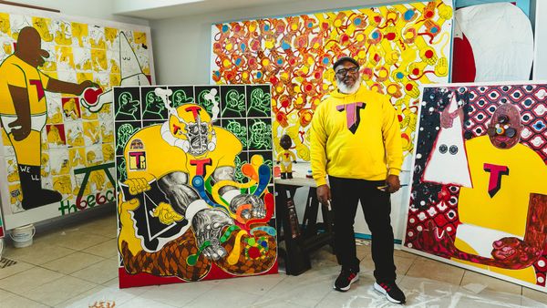 Skirball Cultural Center Presents “Draw Them In, Paint Them Out: Trenton Doyle Hancock Confronts Philip Guston”