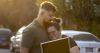Diamond and Alexis Cooley hold a photo of their son, Onyxx, who died in his sleep in February in eastern Idaho. The coroner