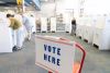 Voters cast their ballots at Timberline High School during the Idaho Primary on May 17, 2022.