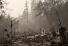 U.S. Army Sgt. Rodrigo Estrada of the California Army National Guard leads a team conducting search and debris clearing
