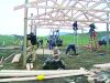Among the Methow Valley community efforts after the Carlton Complex Fire: This barn raising, organized by the Back Country