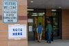 Voters enter Whittier Elementary to cast their ballots in Boise on Nov. 2, 2021.
