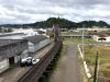 A view of Aberdeen, Washington, from the Chehalis River Bridge.