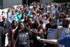 Friends and family of Charleena Lyles as well as supporters of a petition for I-940's De-escalate Washington bill are seen