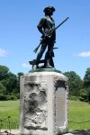 Minuteman statue near the Old North Bridge, Concord, Mass.