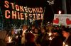Family, friends and community members gathered at a 2019 vigil in remembrance of Stonechild Chiefstick, who was shot to