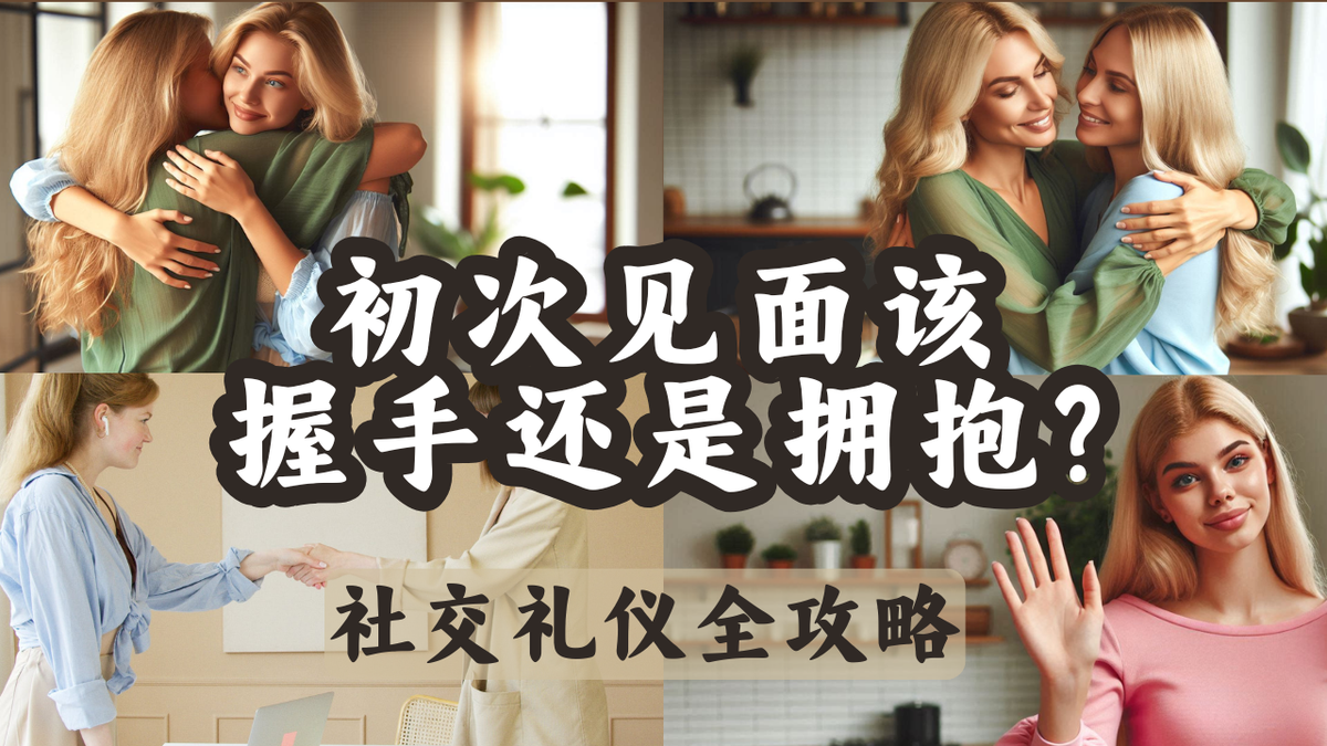 握手拥抱贴面礼怎么说？