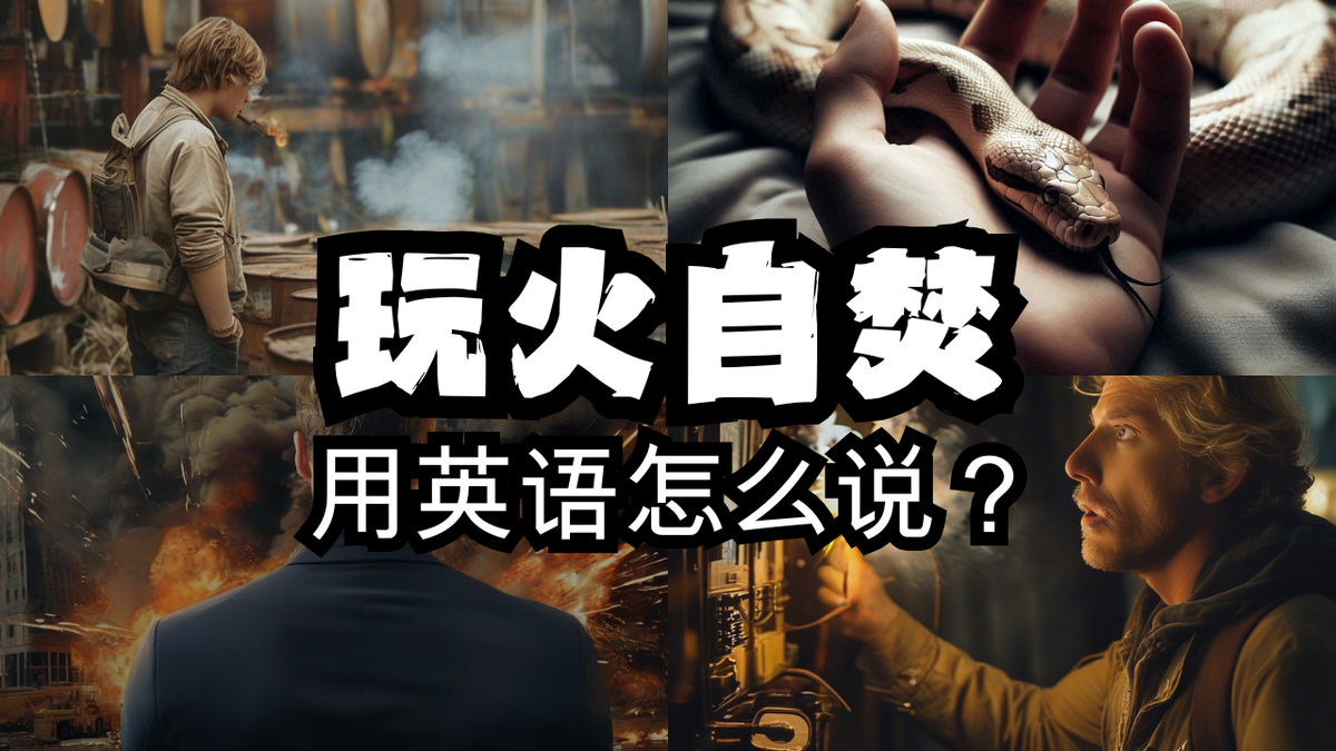 「引火烧身」英文怎么说？