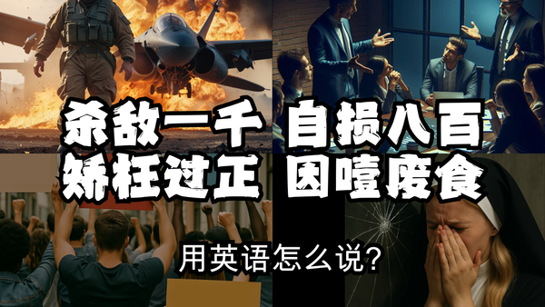 遇到"杀敌一千自损八百"的人怎么用英文吐槽？