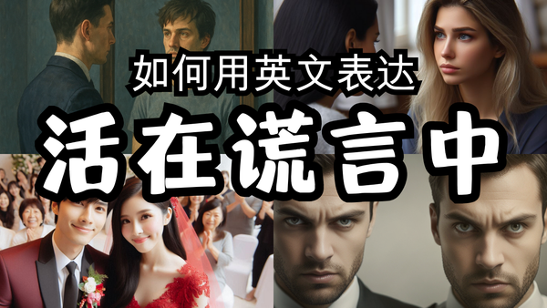 生活在谎言中英文怎么说？