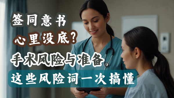 手术风险与准备，一次搞懂