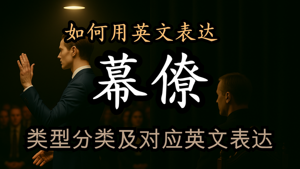 6个词秒懂"幕后大佬"