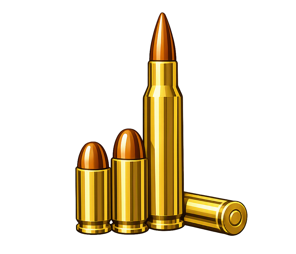 Stylized Ammo .380 ACP, 9MM and 5.56 NATO