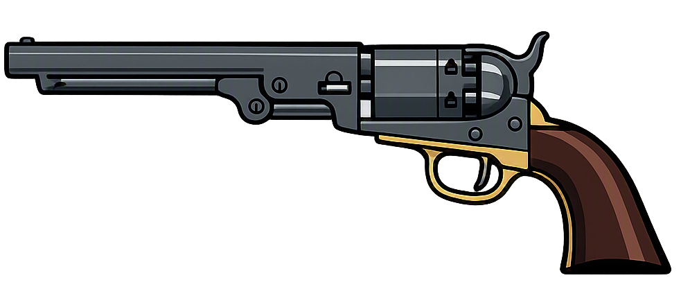 Colt 1851 Navy  - Cap and Ball Revolver