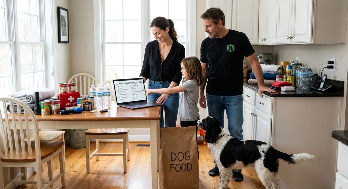 Americans Stand Ready — Kit Check for a Family of Three + One Dog