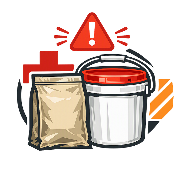Emergency Food Bag and Bucket
