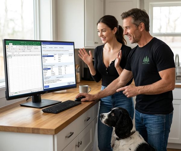 Bring in the spreadsheet. Keep a way back in.