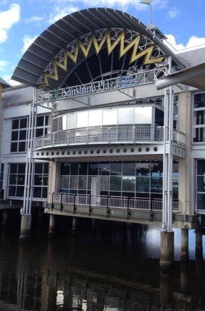 The Sunshine Plaza in Maroochydore, Queensland, a shopping center that sits atop a river My HomeExchange Story: Queensland, Australia