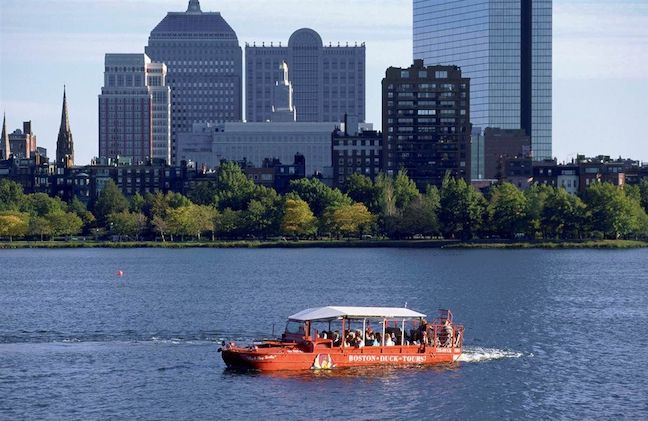 prudential mall duck tour in Boston Massachusetts