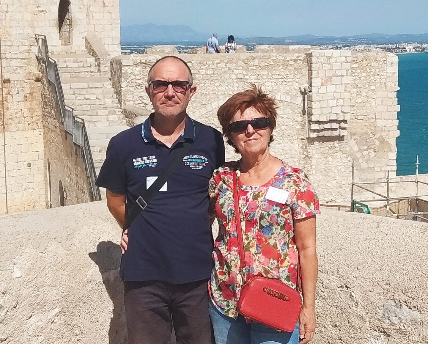 Home swap travelers enjoy their vacation