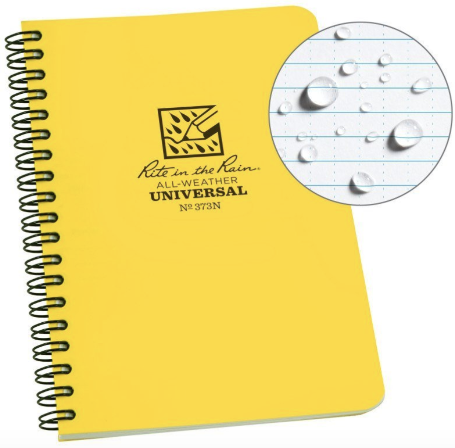 Rite in the Rain All Weather travel notebook gift ideas