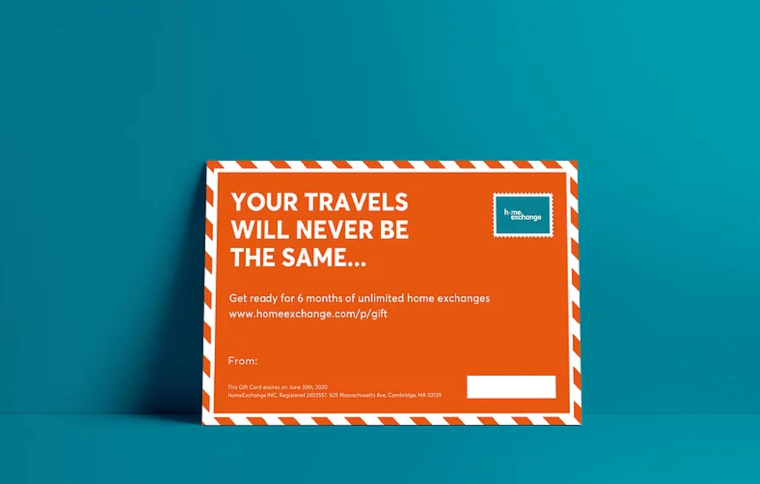 HomeExchange gift card