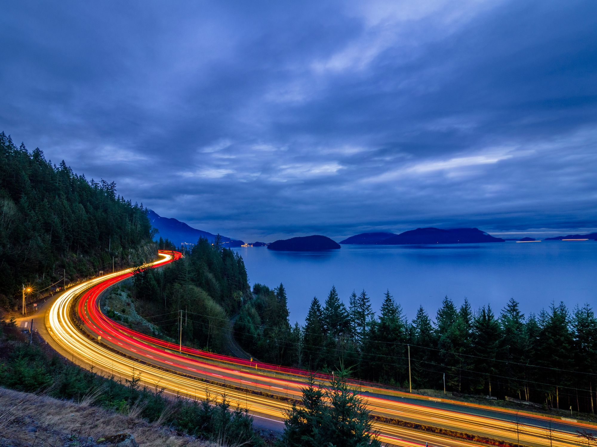 Drive along British Columbia's Sea-to-Sky Highway