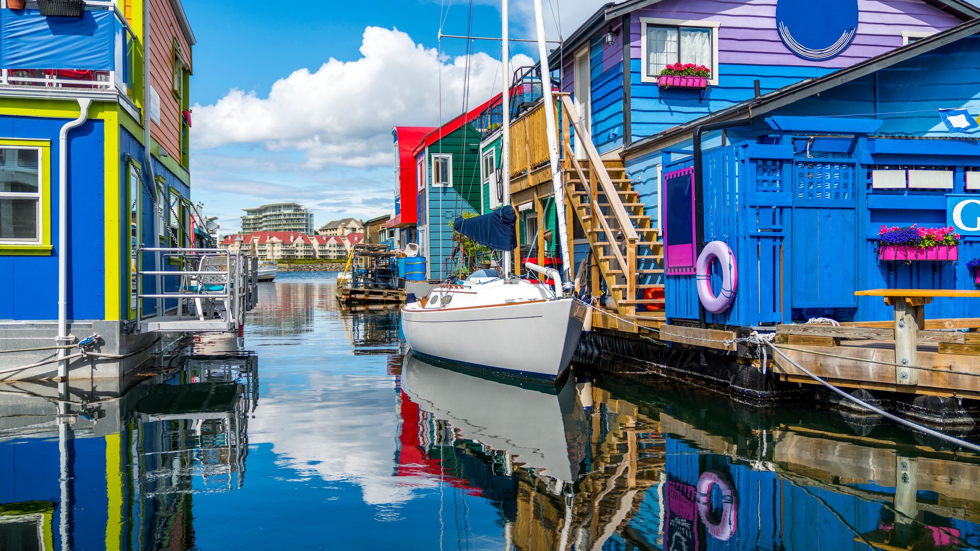 Fisherman's Wharf in Victoria, British Columbia