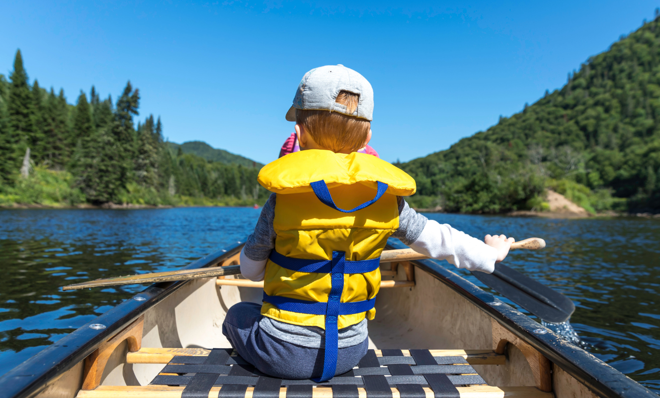 kayaking Parc national d’Aiguebelle quebec national parks
