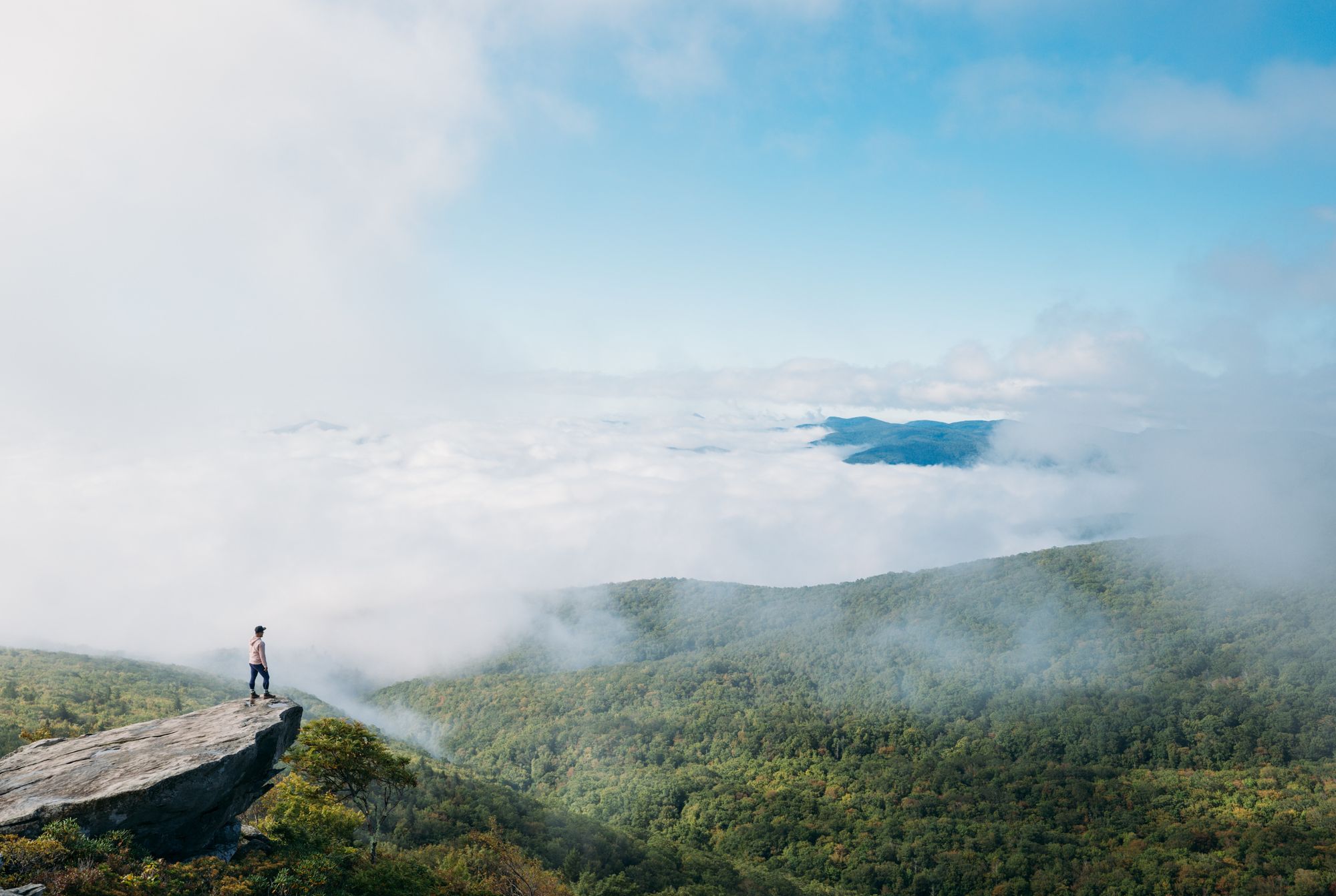 The Smoky Mountains as one the best places to visit in august. Photo by MJ Tangonan