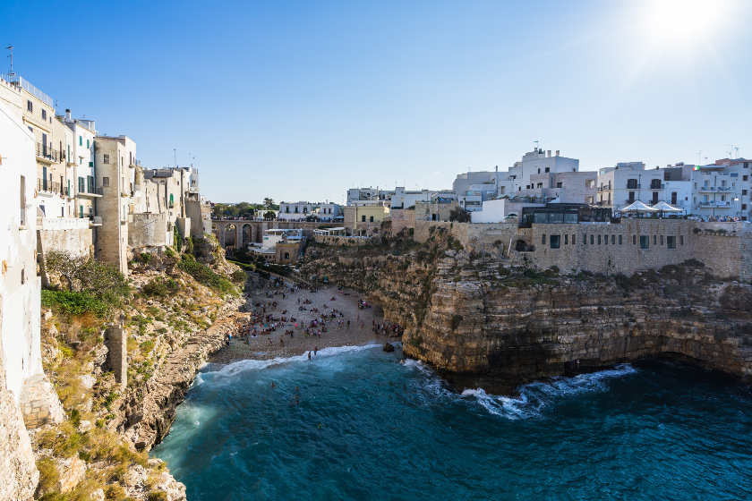 beach beaches puglia Lama Monochile