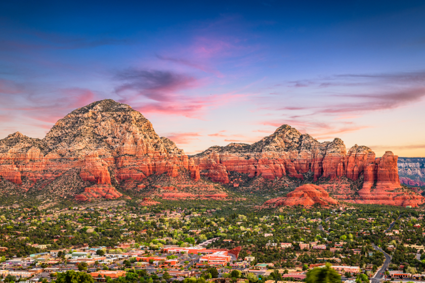 sedona arizona budget honeymoon ideas