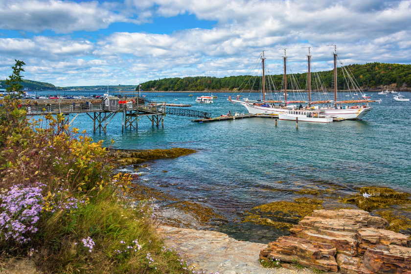 Bar Harbor as one of the best places to visit september in the USA