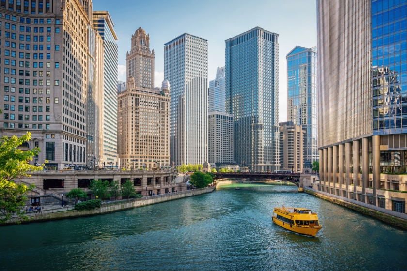 Chicago as one of the best places to visit september in the USA