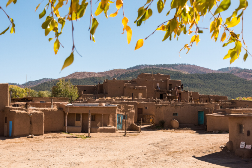 Taos as one of the best places to visit september in the USA