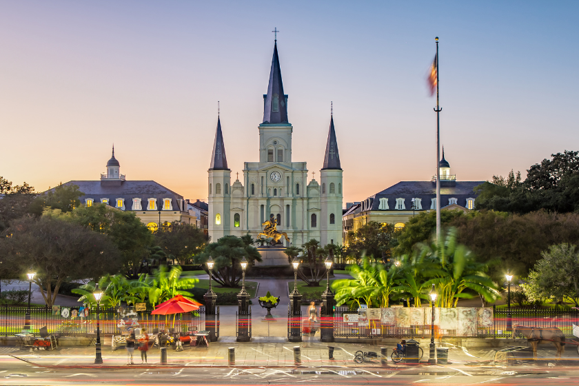 New Orleans as the best place to travel in september in the USA